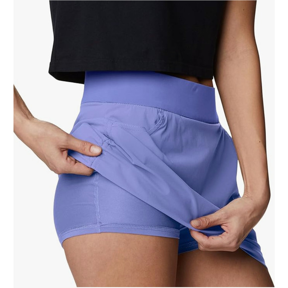Columbia Women's Omni-Shade Active Fit Jupe-Short Skort, Purple Lotus SZ XXL - Picture 2 of 5